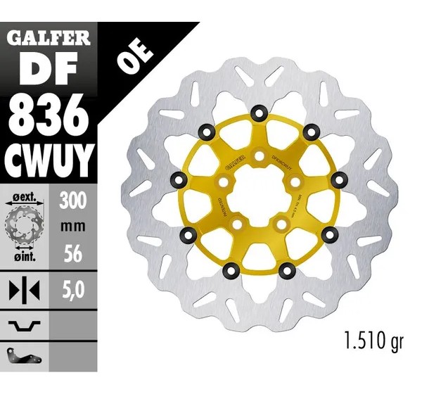 GALFER Bremsscheiben - Detailansicht