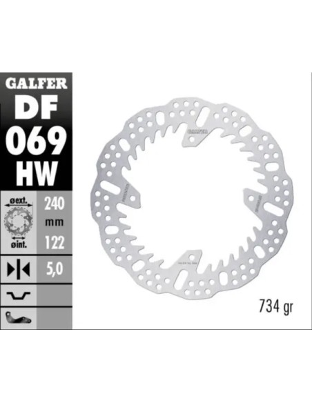 GALFER Bremsscheiben - Detailansicht