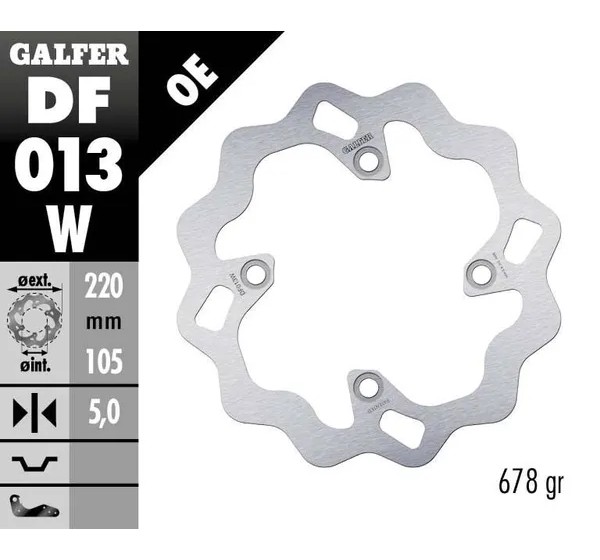 GALFER Bremsscheiben - Detailansicht