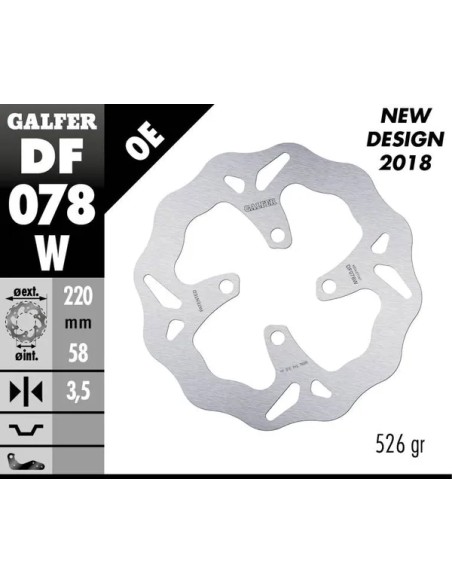 GALFER Bremsscheiben - Detailansicht