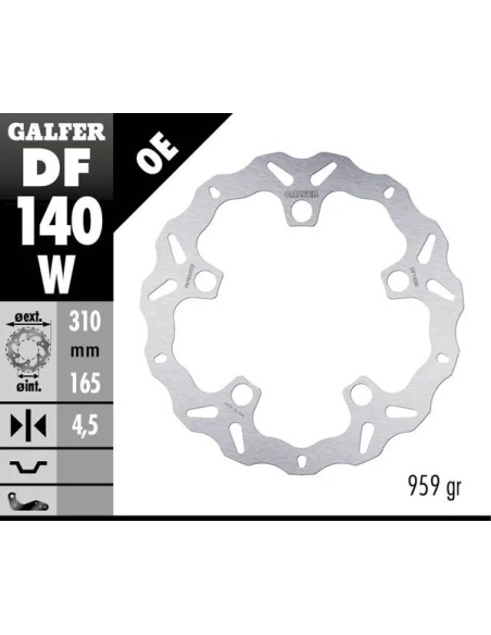 GALFER Bremsscheiben - Detailansicht