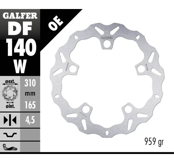 GALFER Bremsscheiben - Detailansicht