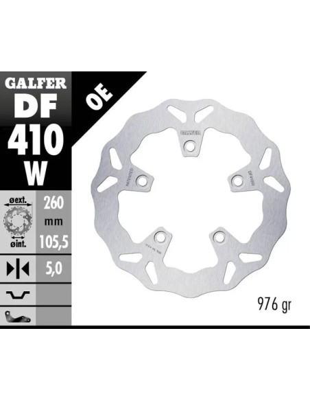 GALFER Bremsscheiben - Detailansicht