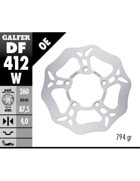 GALFER Bremsscheiben - Detailansicht