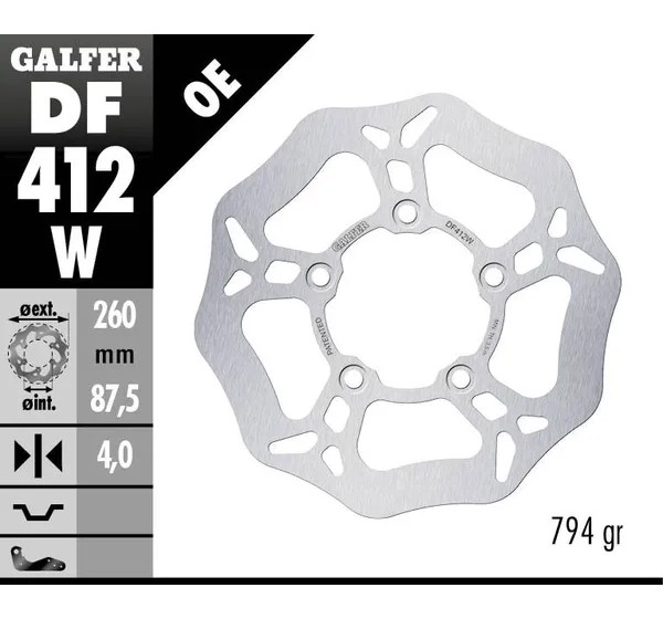 GALFER Bremsscheiben - Detailansicht
