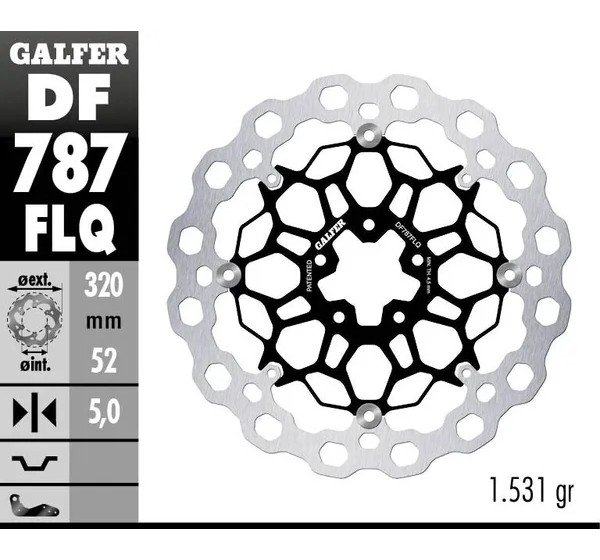 GALFER Bremsscheiben - Detailansicht