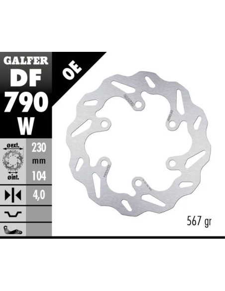 GALFER Bremsscheiben - Detailansicht