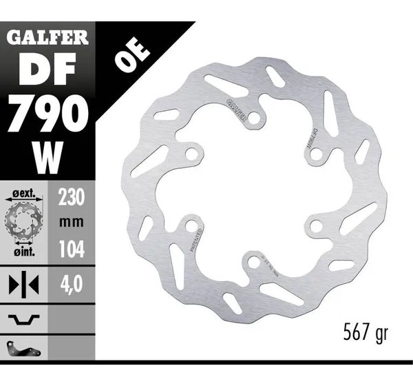 GALFER Bremsscheiben - Detailansicht