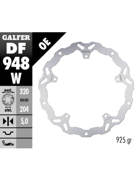 GALFER Bremsscheiben - Detailansicht