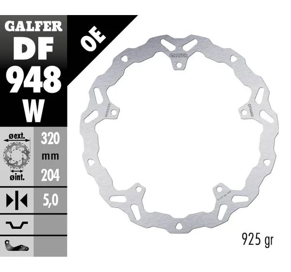 GALFER Bremsscheiben - Detailansicht