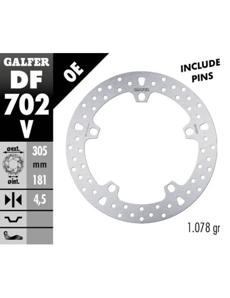 GALFER Bremsscheiben - Detailansicht