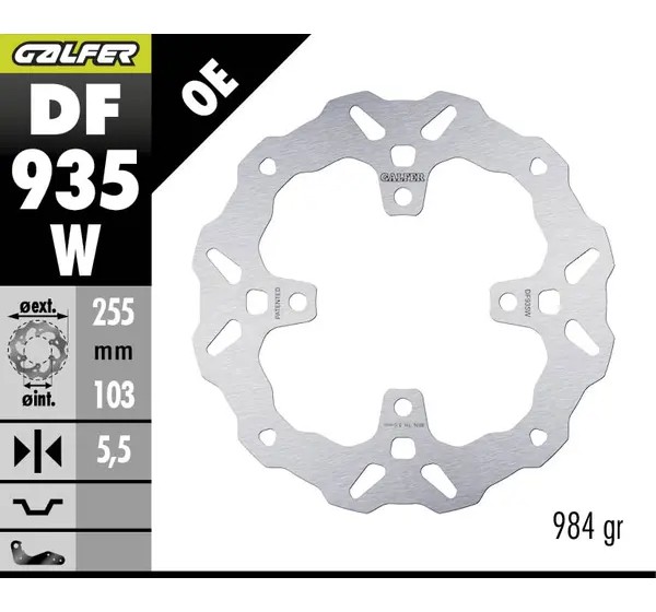 GALFER Bremsscheiben für TRIUMPH TRIDENT 660 ABS ab 2021