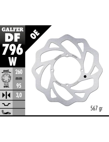 GALFER Bremsscheiben - Detailansicht