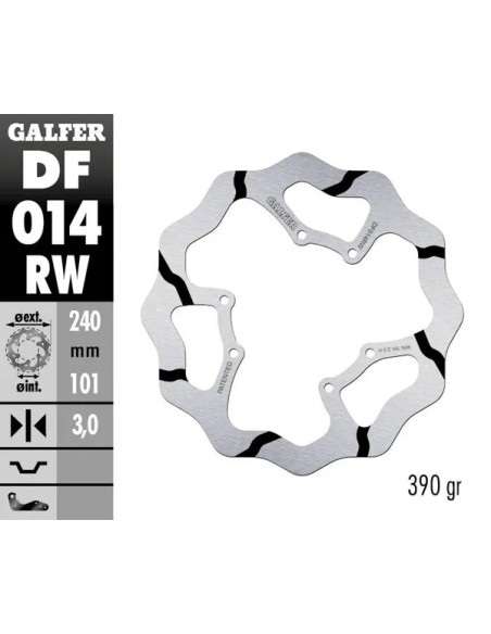 GALFER Bremsscheiben - Detailansicht