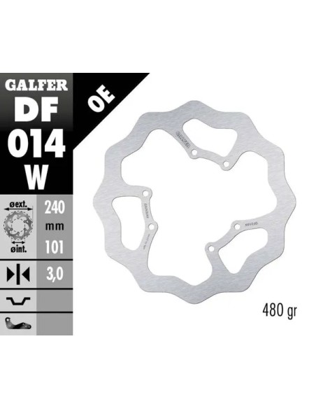 GALFER Bremsscheiben - Detailansicht