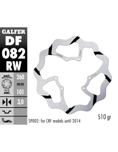 GALFER Bremsscheiben - Detailansicht
