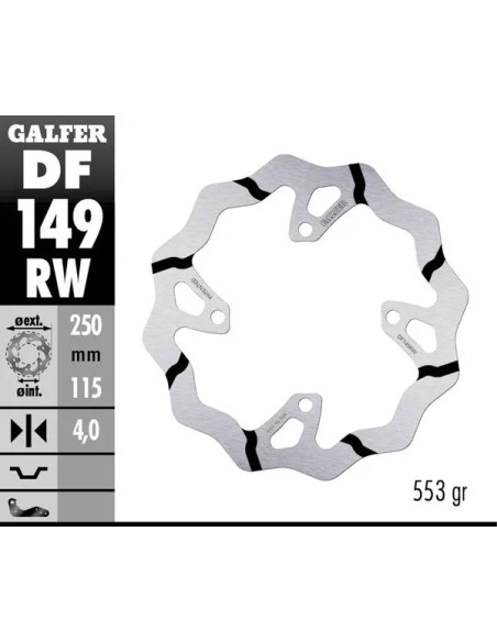 GALFER Bremsscheiben - Detailansicht