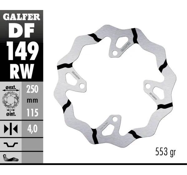 GALFER Bremsscheiben - Detailansicht