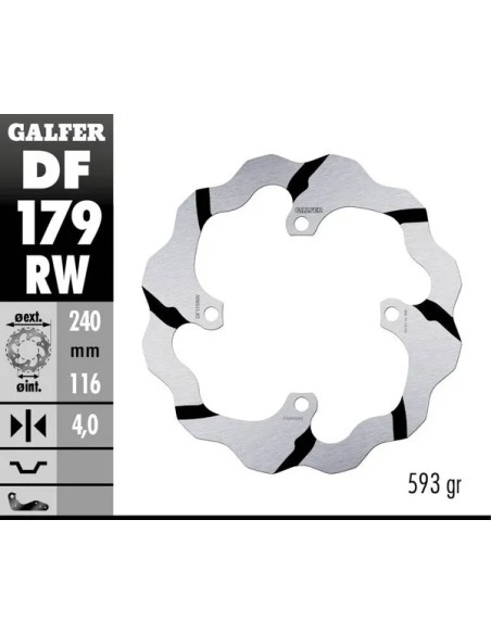 GALFER Bremsscheiben - Detailansicht