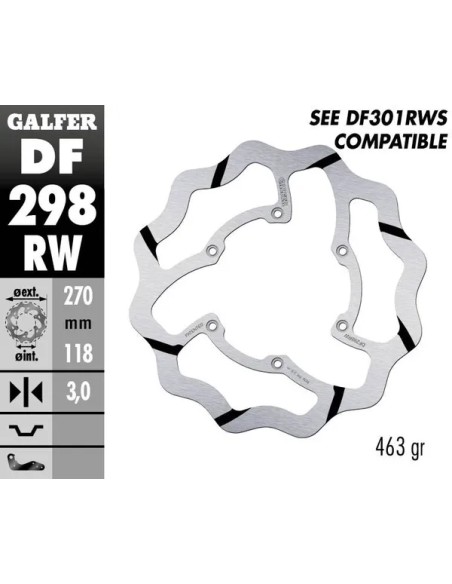 GALFER Bremsscheiben - Detailansicht