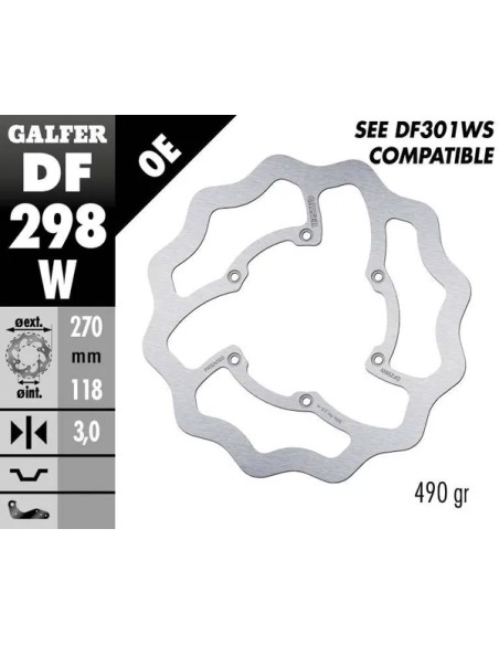 GALFER Bremsscheiben - Detailansicht