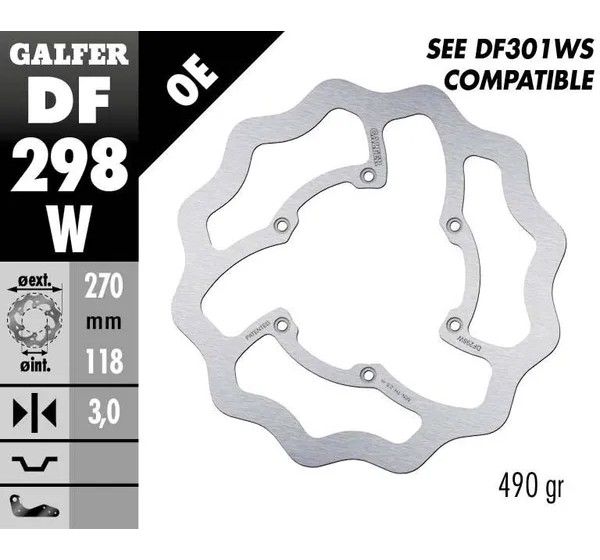 GALFER Bremsscheiben - Detailansicht