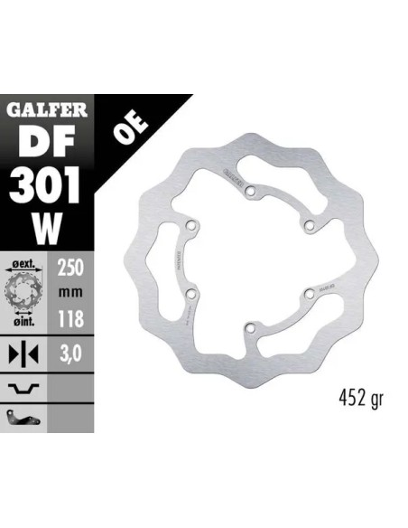 GALFER Bremsscheiben - Detailansicht