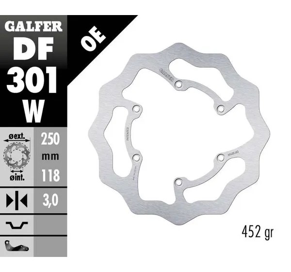 GALFER Bremsscheiben - Detailansicht