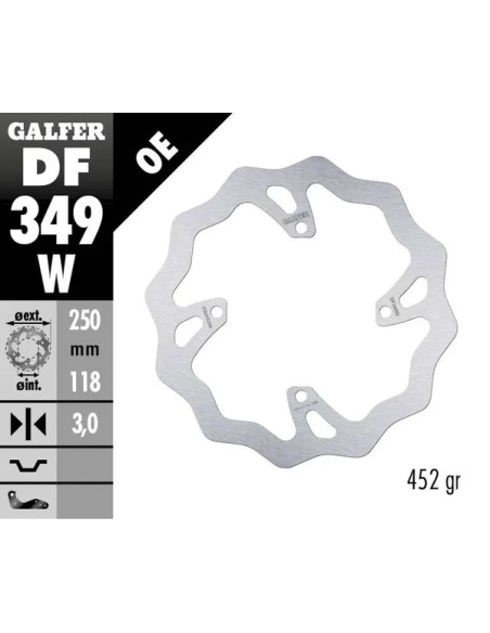 GALFER Bremsscheiben - Detailansicht