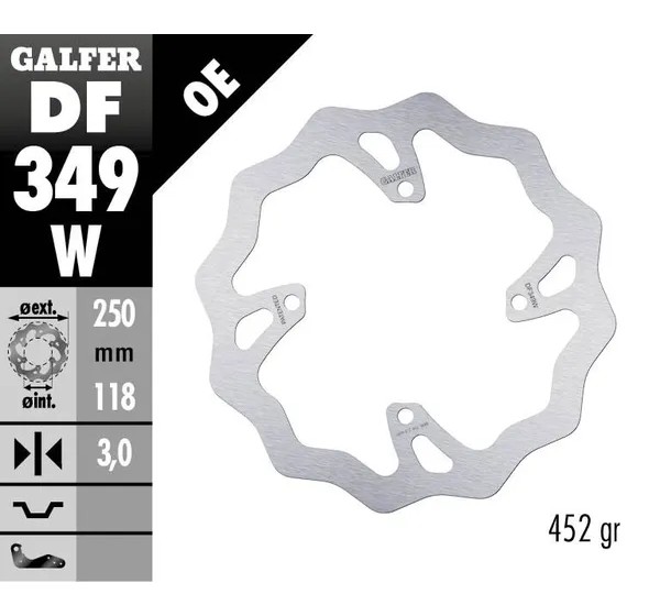 GALFER Bremsscheiben - Detailansicht