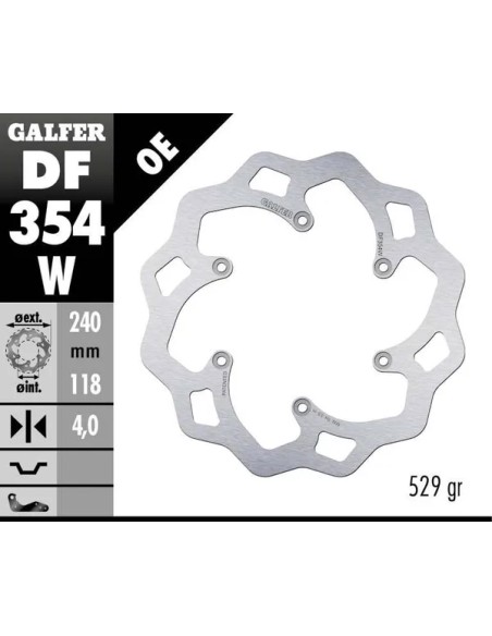 GALFER Bremsscheiben - Detailansicht