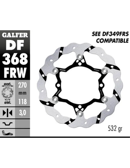 GALFER Bremsscheiben - Detailansicht