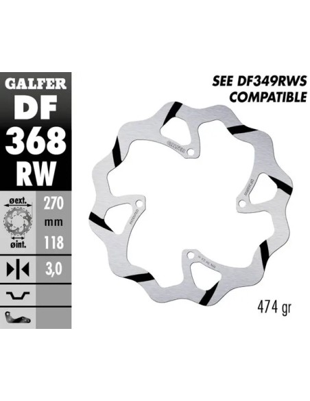 GALFER Bremsscheiben - Detailansicht