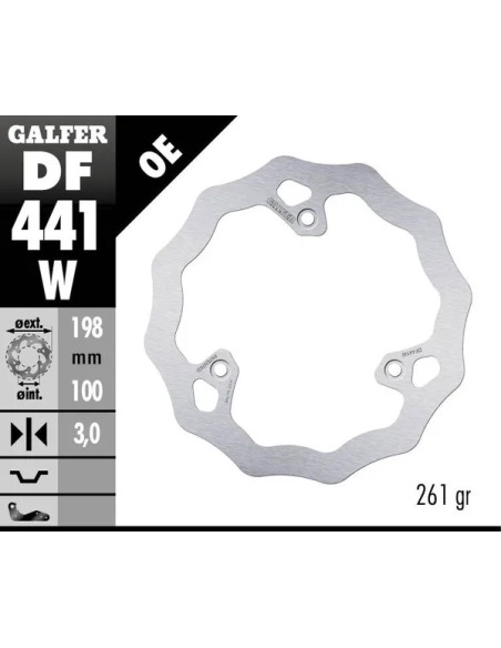 GALFER Bremsscheiben - Detailansicht