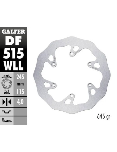GALFER Bremsscheiben - Detailansicht