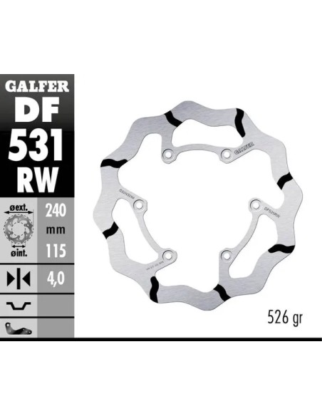 GALFER Bremsscheiben - Detailansicht