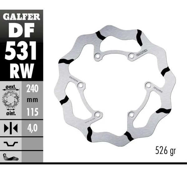 GALFER Bremsscheiben - Detailansicht