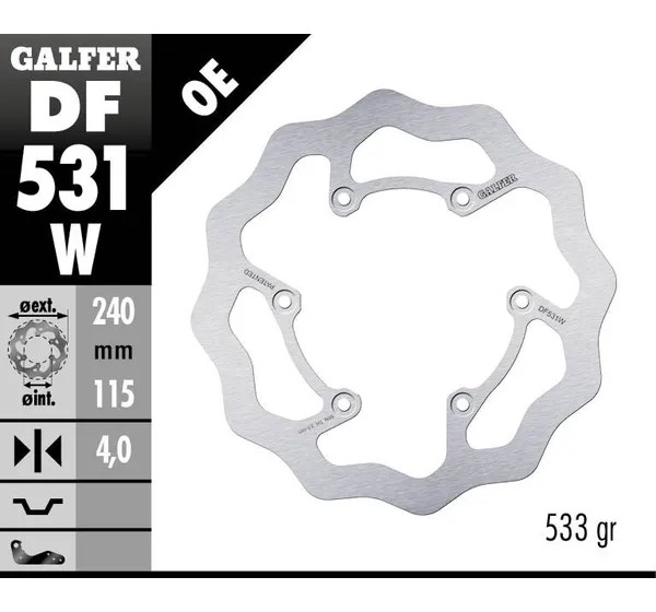 GALFER Bremsscheiben - Detailansicht