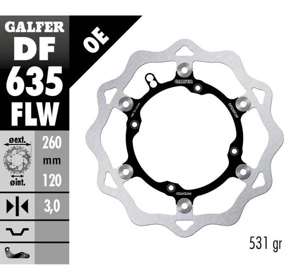 GALFER Bremsscheiben - Detailansicht