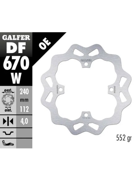 GALFER Bremsscheiben - Detailansicht