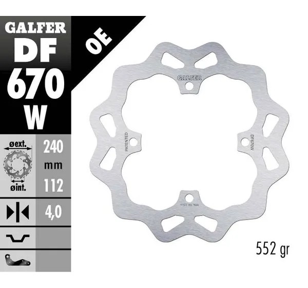 GALFER Bremsscheiben - Detailansicht