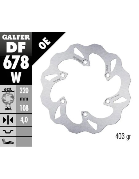 GALFER Bremsscheiben - Detailansicht
