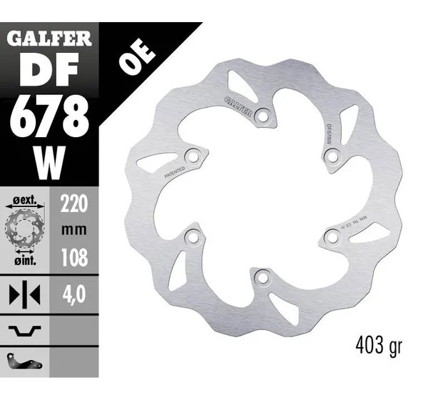 GALFER Bremsscheiben - Detailansicht