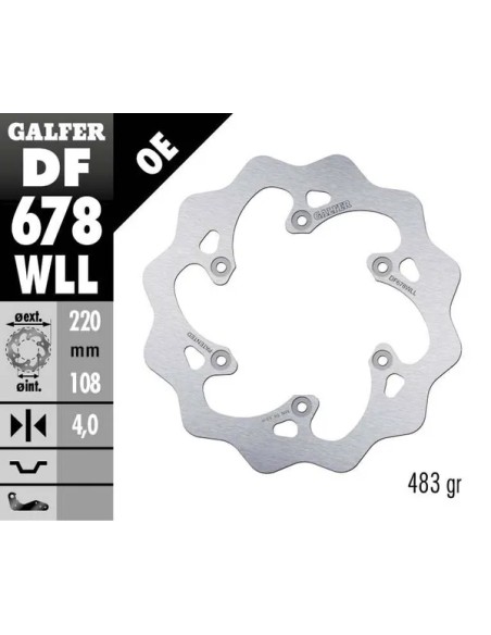 GALFER Bremsscheiben - Detailansicht