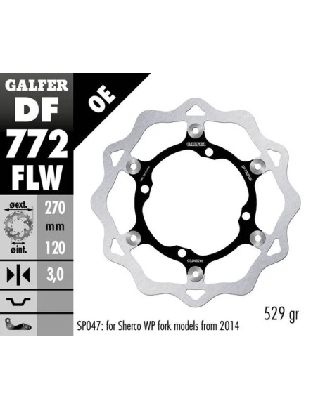 GALFER Bremsscheiben - Detailansicht