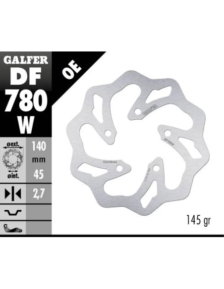 GALFER Bremsscheiben - Detailansicht