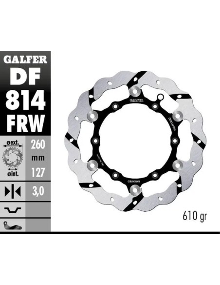 GALFER Bremsscheiben - Detailansicht