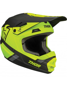 THOR MX JUGEND SECTOR HELM SPLIT GELB/SCHWARZ