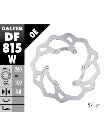GALFER Bremsscheiben - Detailansicht