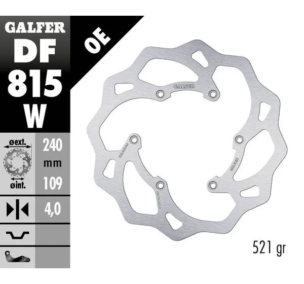 GALFER Bremsscheiben - Detailansicht